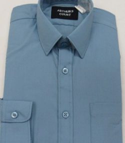 School Shirt-Blue-3 Plain School Wear Shirts and Blouses