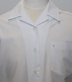 Revere Blouse-White-3 Plain School Wear Shirts and Blouses